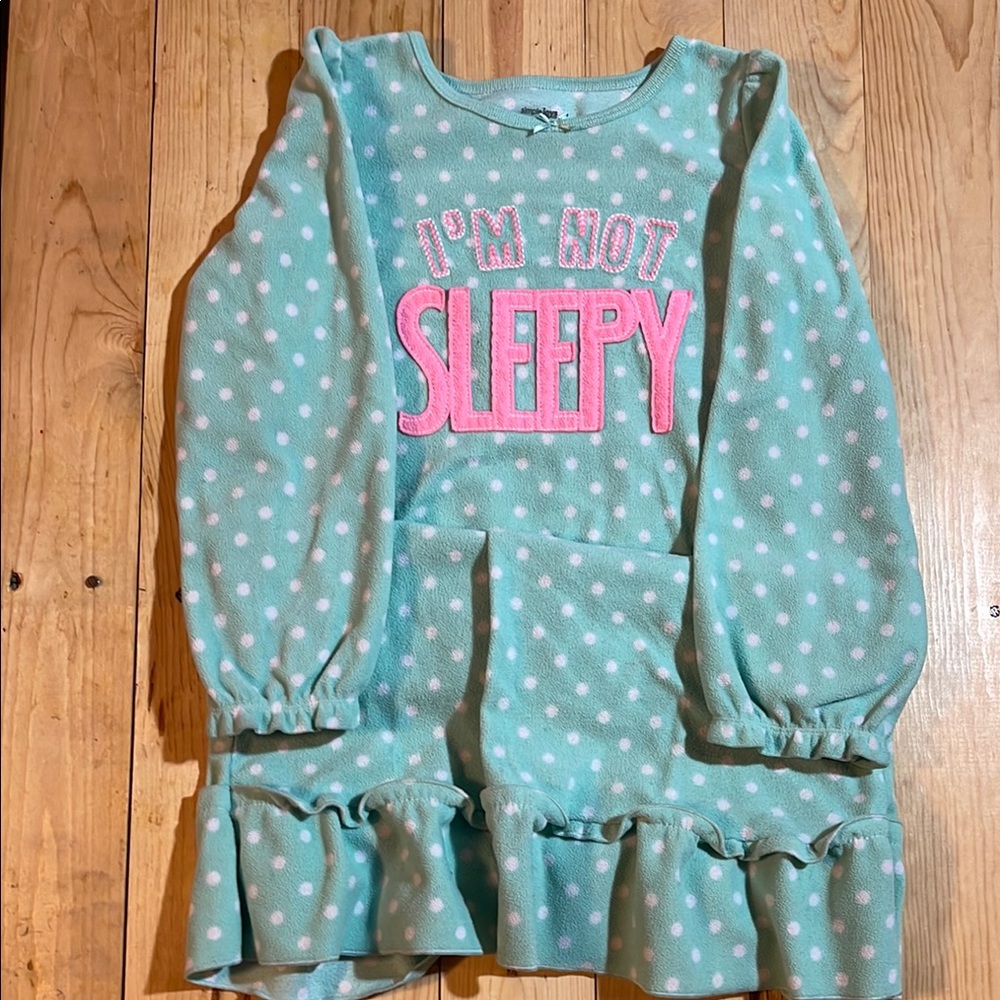 Kids Polka Dot Pajamas - Mint Green and Pink